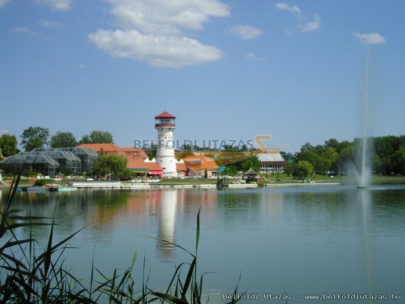 Spa from west side, Middle lake